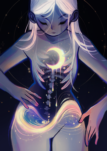 Cosmic Body Print