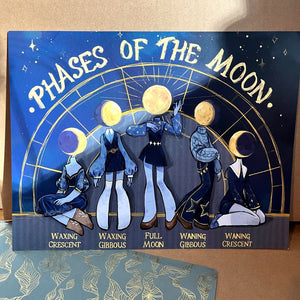Phases of the Moon Print